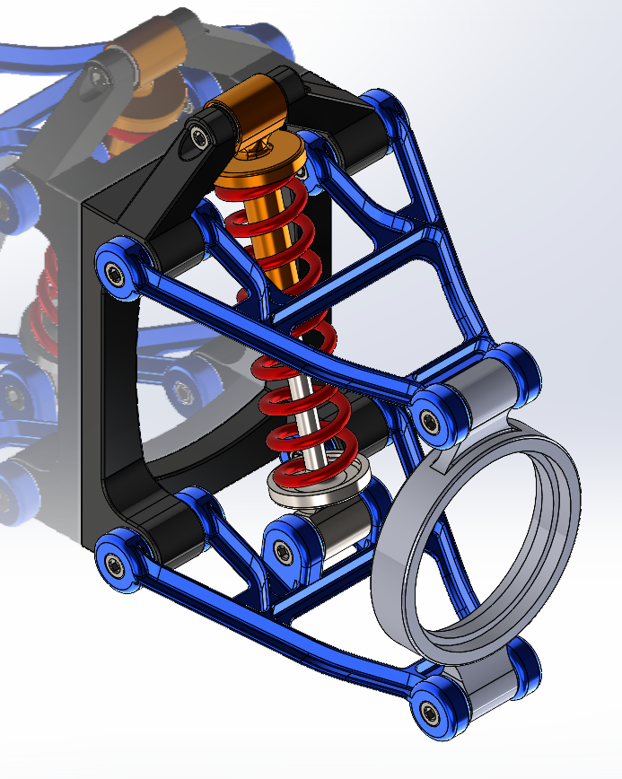 悬架模型（在上下文弹簧建模中）